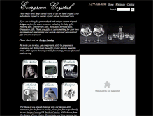 Tablet Screenshot of evergreencrystal.com